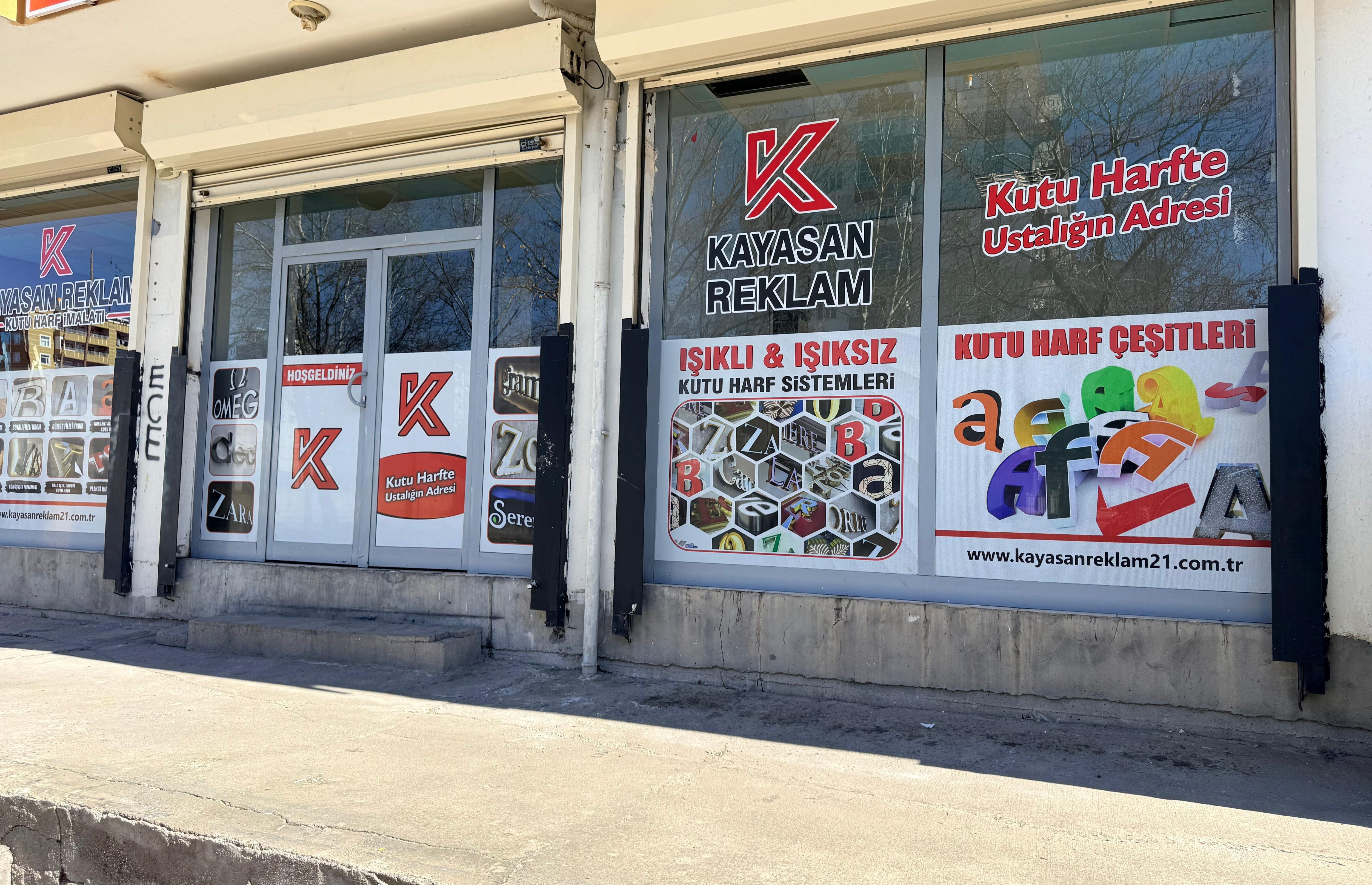 Diyarbakır Kutu Harf İmalatı